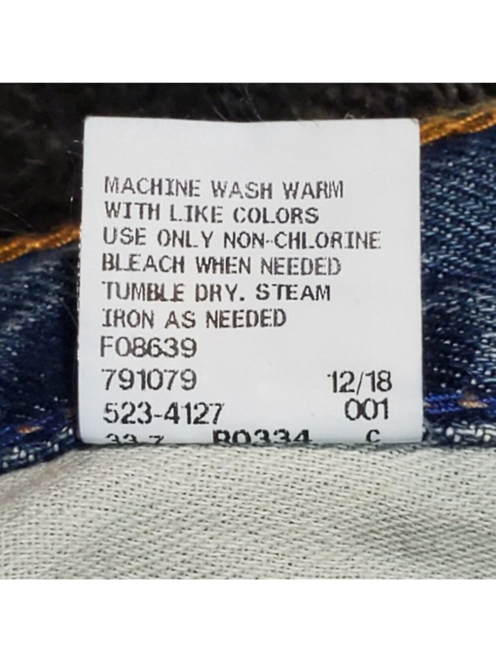 Arizona Jean Co. Mens Original Straight Jeans Medium Stone 42X36 Straight Leg - Picture 9 of 12
